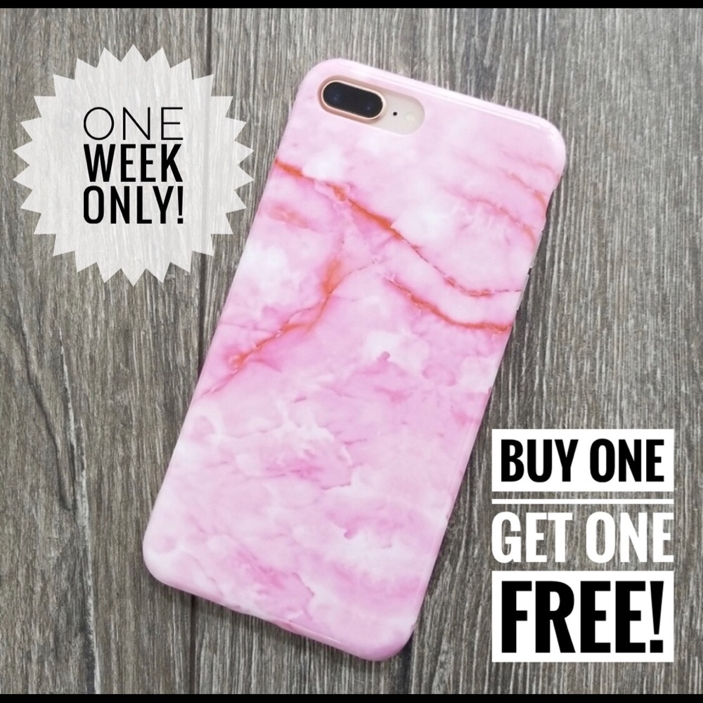 PINK MARBLE IPHONE LUXURIOUS CASE